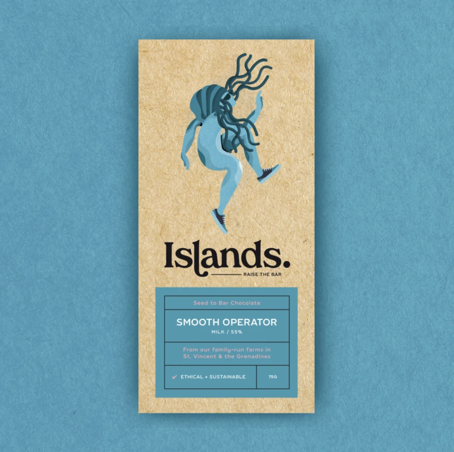 island choc 55% bar
